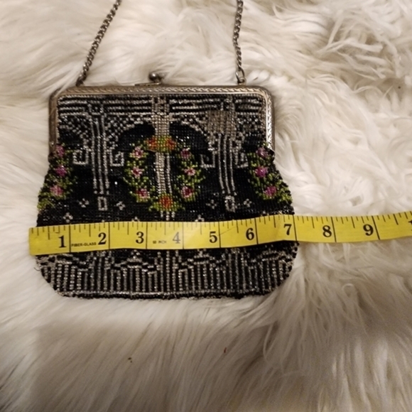 Vintage very beaded Deco‎ evening bag - Picture 3 of 14